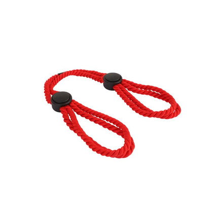 CHISA - BONDAGE COTTON CUFFS RED