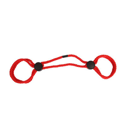 CHISA - BONDAGE COTTON CUFFS RED