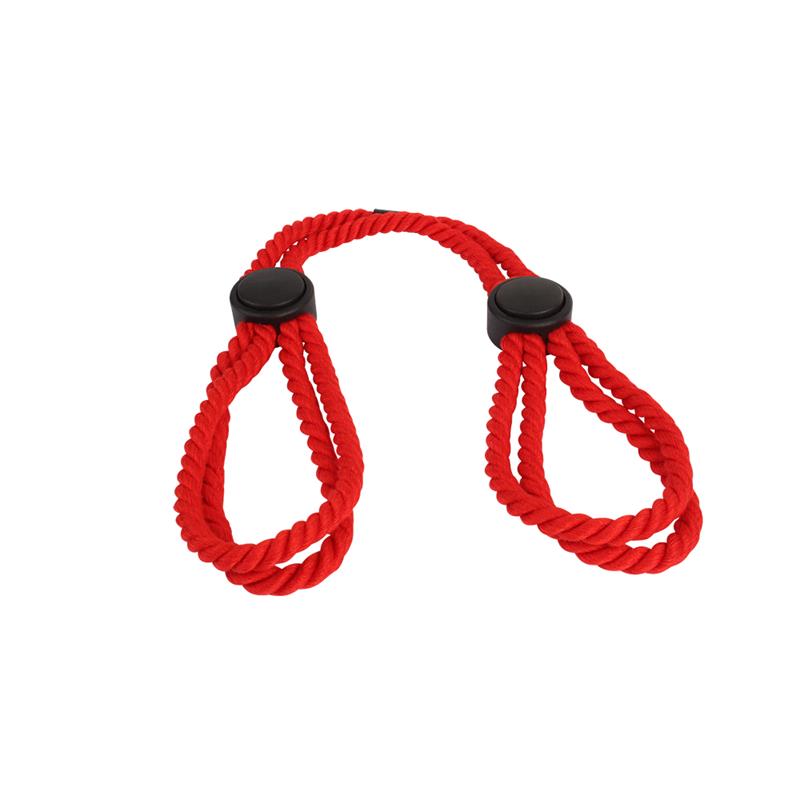 CHISA - BONDAGE COTTON CUFFS RED