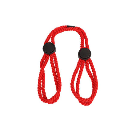 CHISA - BONDAGE COTTON CUFFS RED