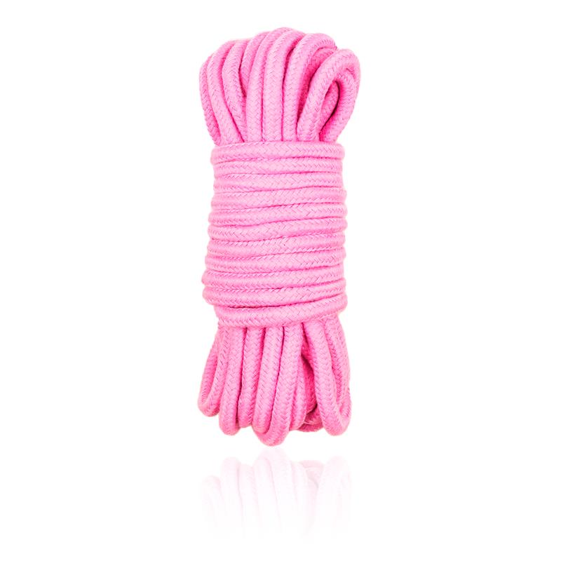 LATETOBED BDSM LINE - BONDAGE COTTON ROPE 10 METER PINK