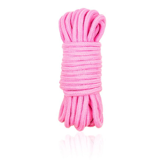 LATETOBED BDSM LINE - BONDAGE COTTON ROPE 10 METER PINK