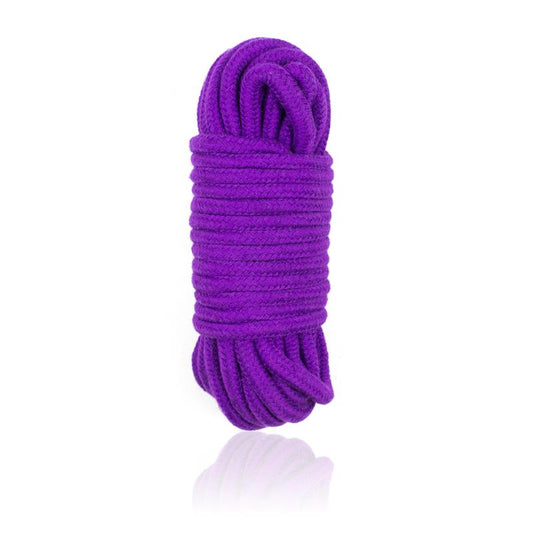 LATETOBED BDSM LINE - BONDAGE COTTON ROPE 10 METER PURPLE