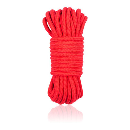 LATETOBED BDSM LINE - BONDAGE COTTON ROPE 10 METER RED