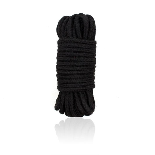 LATETOBED BDSM LINE - BONDAGE COTTON ROPE 5 METER BLACK