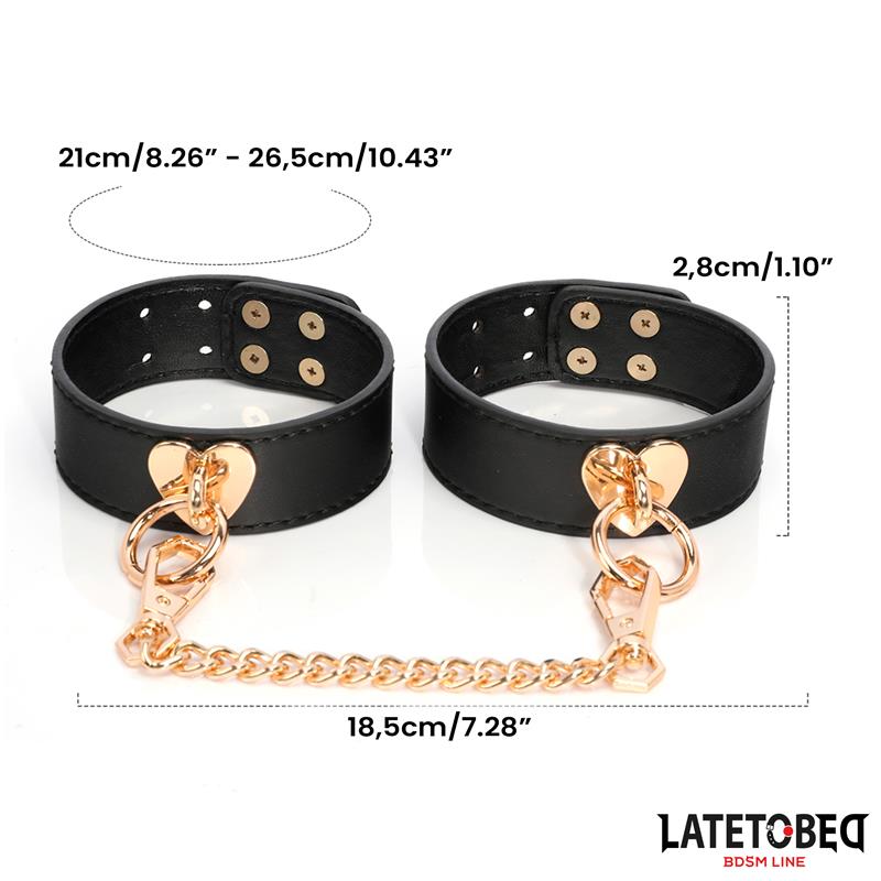 LATETOBED BDSM LINE - BONDAGE KIT 8 PCS WITH CASE