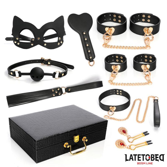 LATETOBED BDSM LINE - BONDAGE KIT 8 PCS WITH CASE