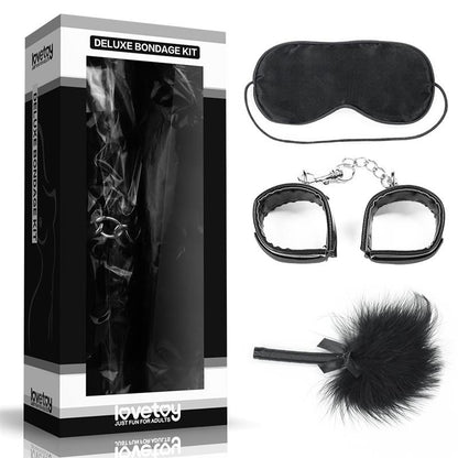 LOVETOY - BONDAGE KIT DELUXE BLACK