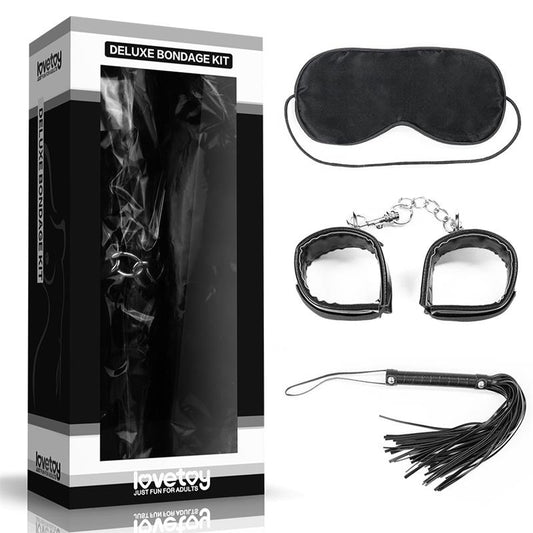 LOVETOY - BONDAGE KIT DELUXE BLACK