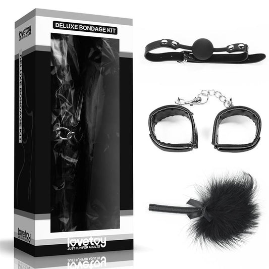 LOVETOY - BONDAGE KIT DELUXE BLACK