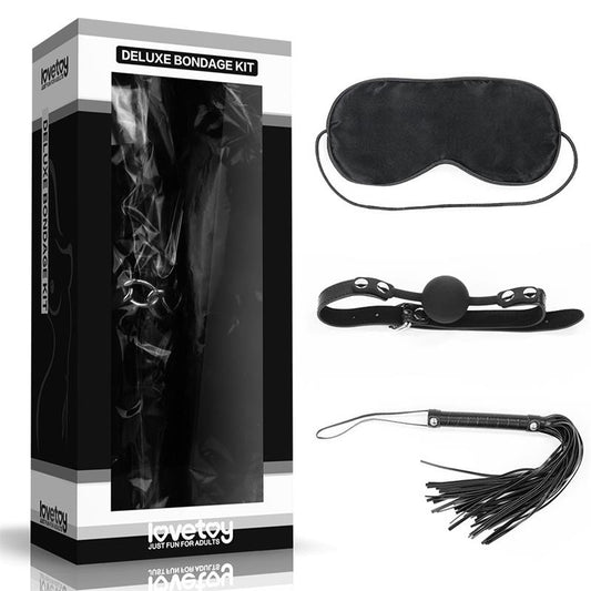 LOVETOY - BONDAGE KIT DELUXE BLACK