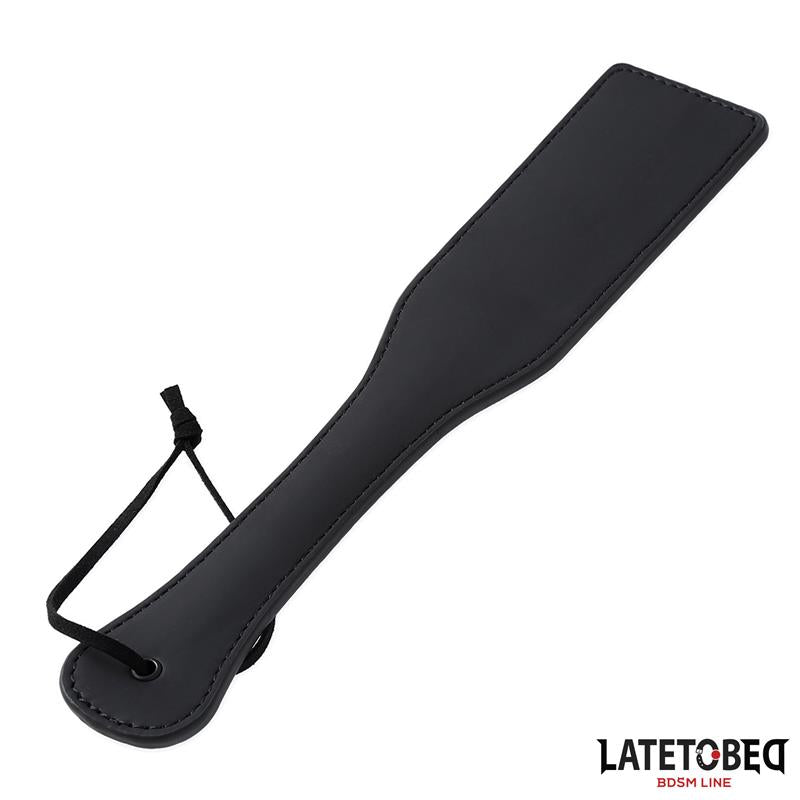 GAMME BDSM LATETOBED - PADDLE DE BONDAGE EN SILICONE NOIR 32 CM