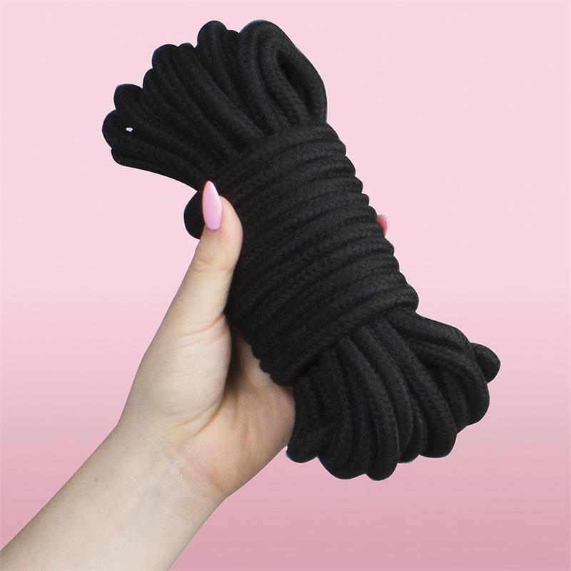 SECRET PLAY - BONDAGE ROPE 10 M BLACK