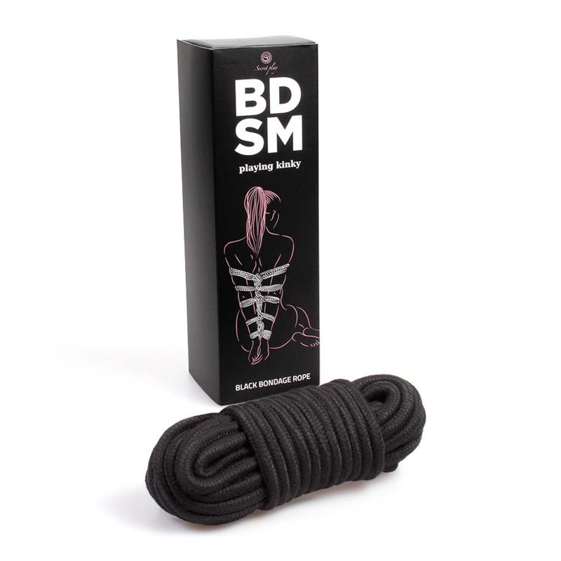 SECRET PLAY - BONDAGE ROPE 10 M BLACK
