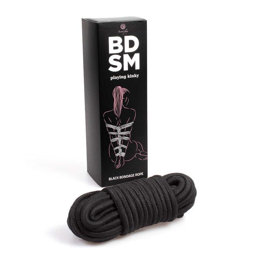 SECRET PLAY - BONDAGE ROPE 10 M BLACK