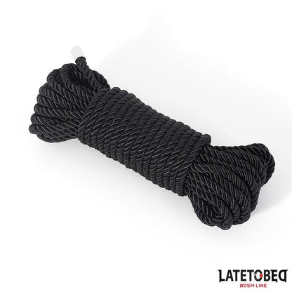 LATETOBED BDSM LINE - BONDAGE ROPE 10M BLACK
