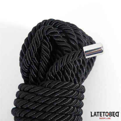 LATETOBED BDSM LINE - BONDAGE ROPE 10M BLACK