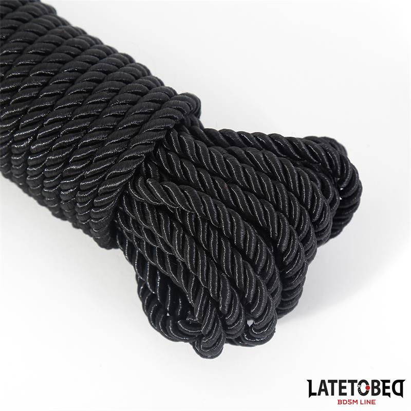 LATETOBED BDSM LINE - BONDAGE ROPE 10M BLACK