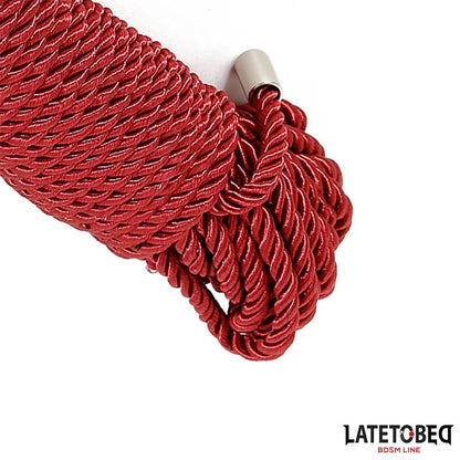 LATETOBED BDSM LINE - BONDAGE ROPE 10M BURGUNDY