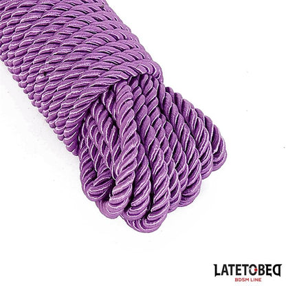 LATETOBED BDSM LINE - BONDAGE ROPE 10M PURPLE