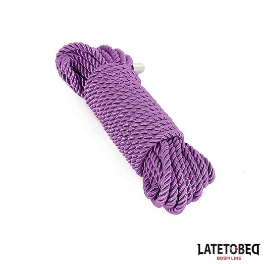 LATETOBED BDSM LINE - BONDAGE ROPE 10M PURPLE