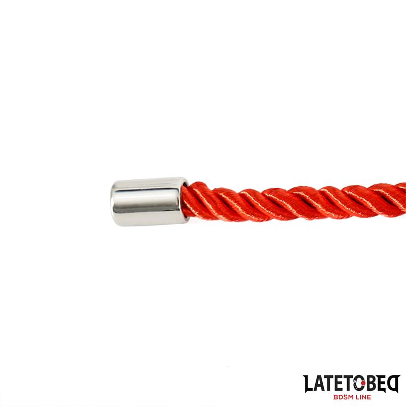 LATETOBED BDSM LINE - BONDAGE ROPE 10M RED