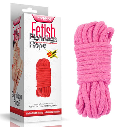 LOVETOY - BONDAGE ROPE SOFT PINK