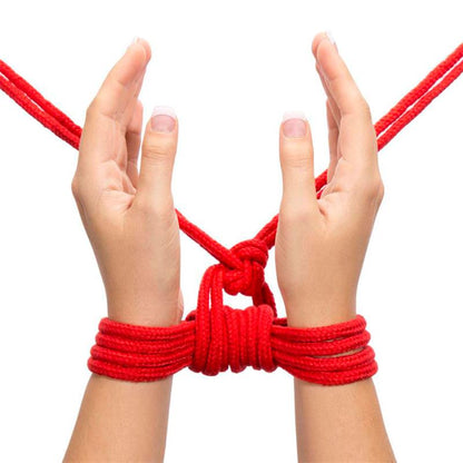 LOVETOY - BONDAGE ROPE SOFT RED