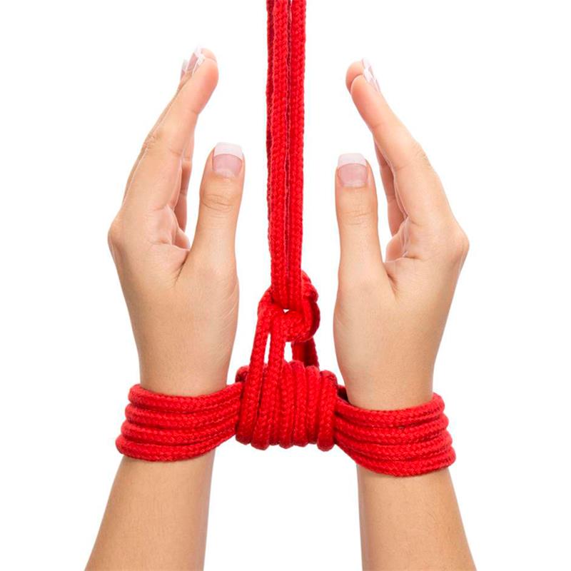 LOVETOY - BONDAGE ROPE SOFT RED