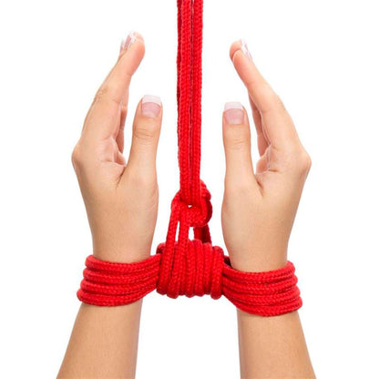 LOVETOY - BONDAGE ROPE SOFT RED