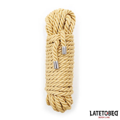 LATETOBED BDSM LINE - BONDAGE ROPE WITH METAL DETAILS  10M