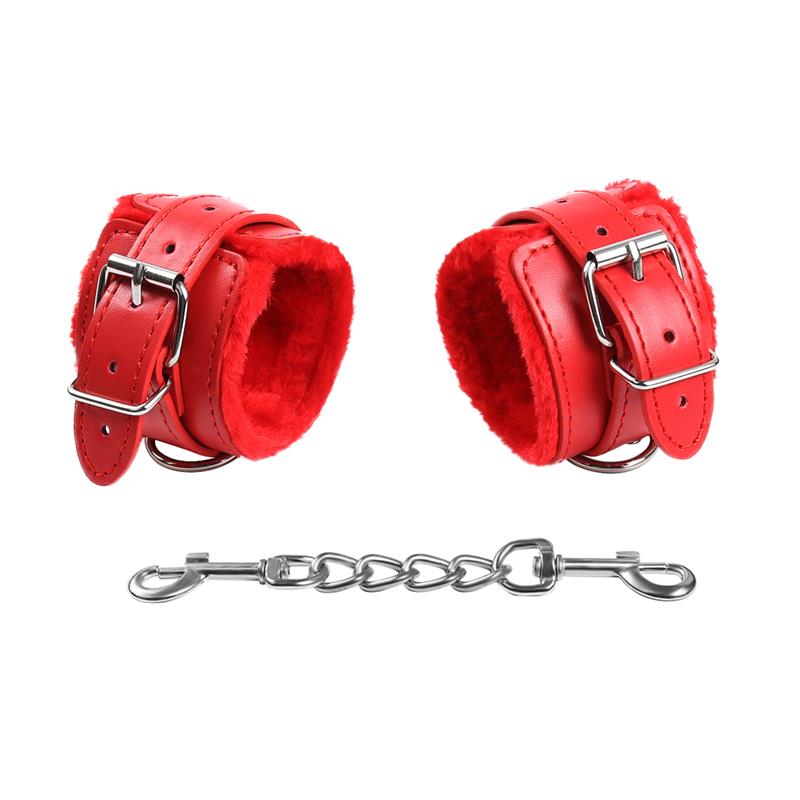 INTOYOU BDSM LINE - BONDAGE SET 10 PIECES RED