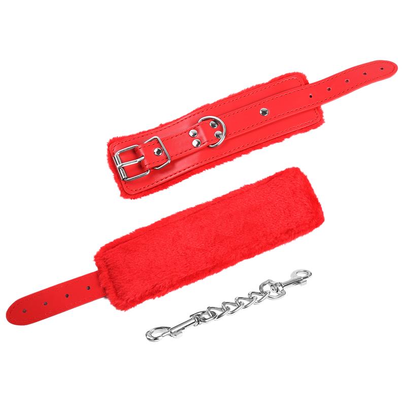 INTOYOU BDSM LINE - BONDAGE SET 10 PIECES RED