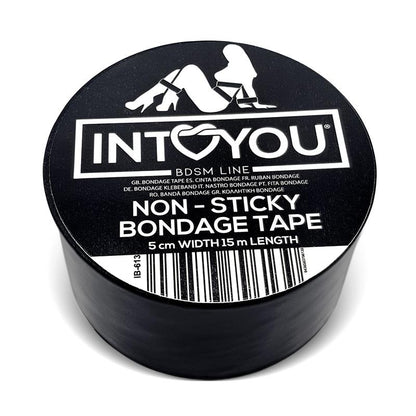 INTOYOU BDSM LINE - BONDAGE TAPE NON-STICKY BLACK 15 METERS
