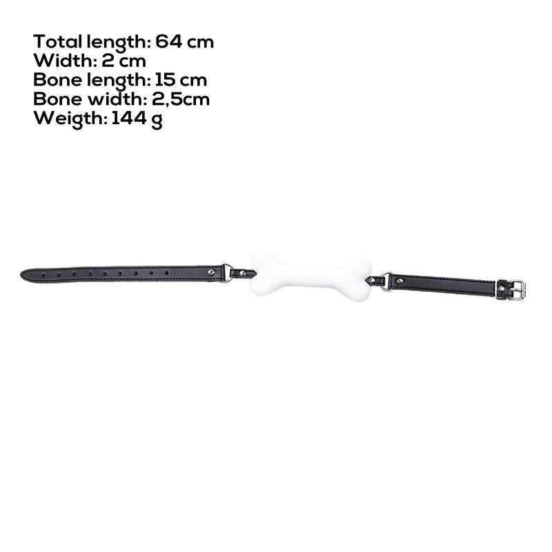 LATETOBED BDSM LINE - BONE BALL GAG 64 CM