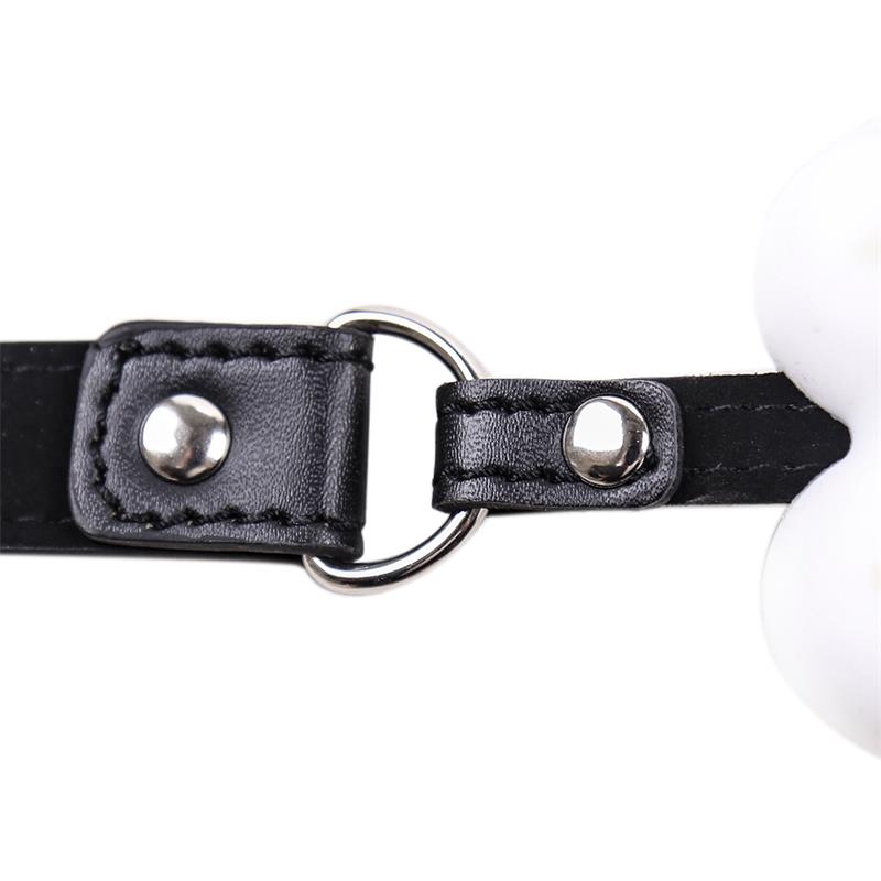 LATETOBED BDSM LINE - BONE BALL GAG 64 CM