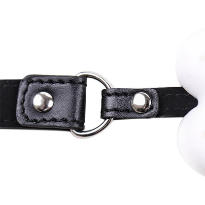 LATETOBED BDSM LINE - BONE BALL GAG 64 CM
