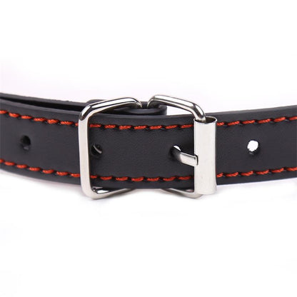 LATETOBED BDSM LINE - BONE GAG BALL RED