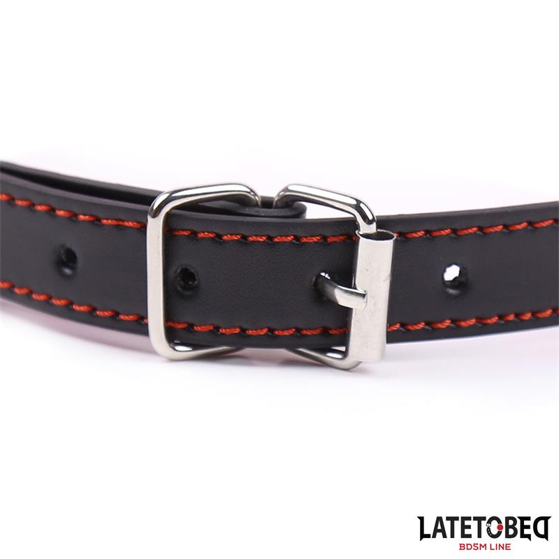 LATETOBED BDSM LINE - BONE GAG PINK ADJUSTABLE