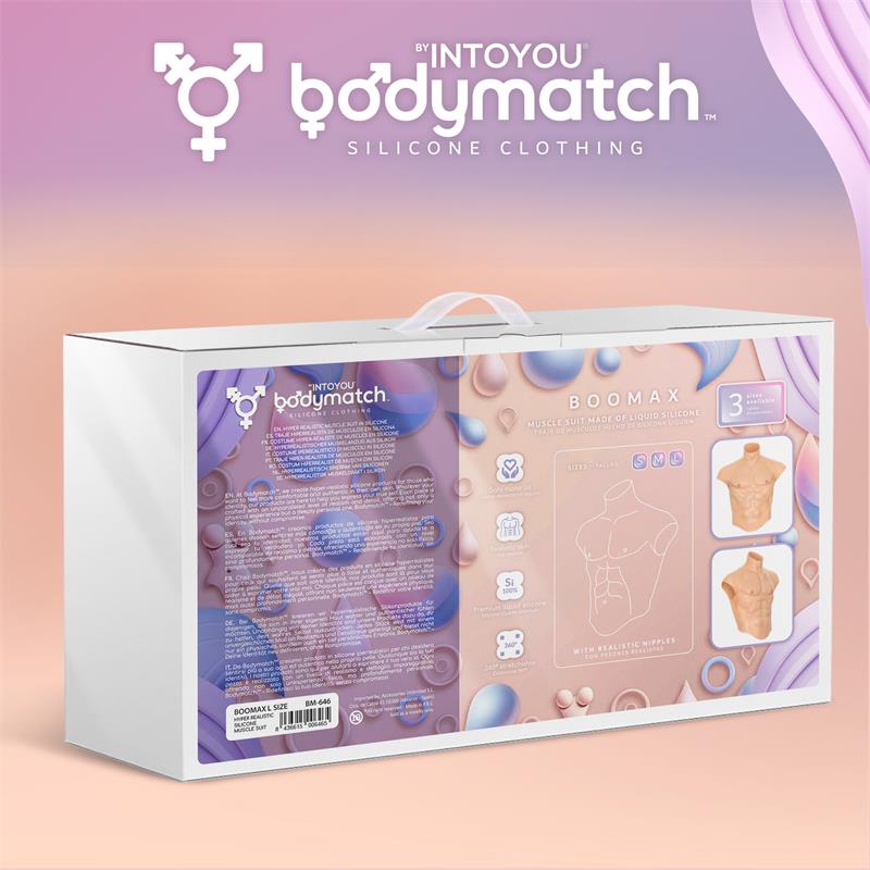 BODYMATCH - BOOMAX HYPER REALISTIC MUSCLE SUIT LIQUID SILICONE SIZE L