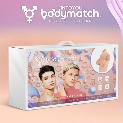 BODYMATCH - BOOSKIN REALISTIC BREAST FORM D CUP LIQUID SILICONE