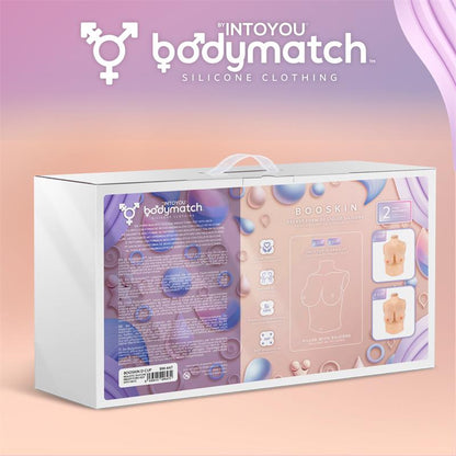 BODYMATCH - BOOSKIN REALISTIC BREAST FORM D CUP LIQUID SILICONE