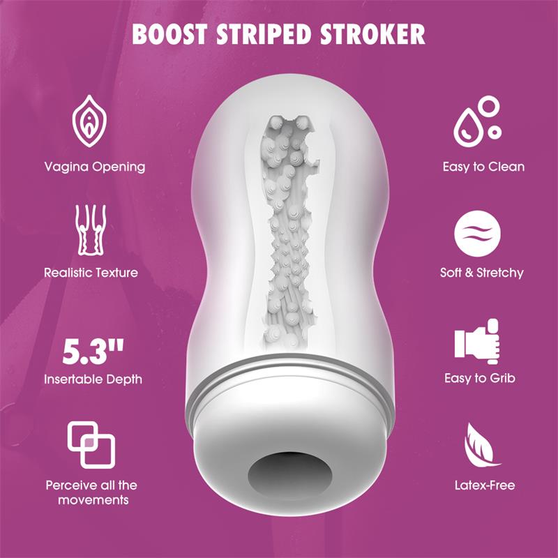 CHISA - BOOST STRIPED MASTURBATOR