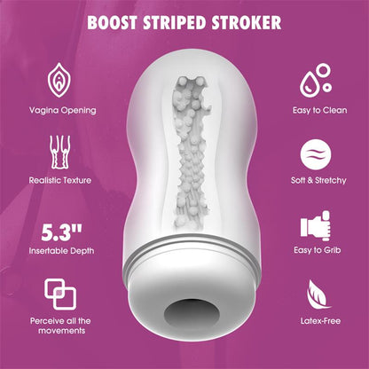CHISA - BOOST STRIPED MASTURBATOR