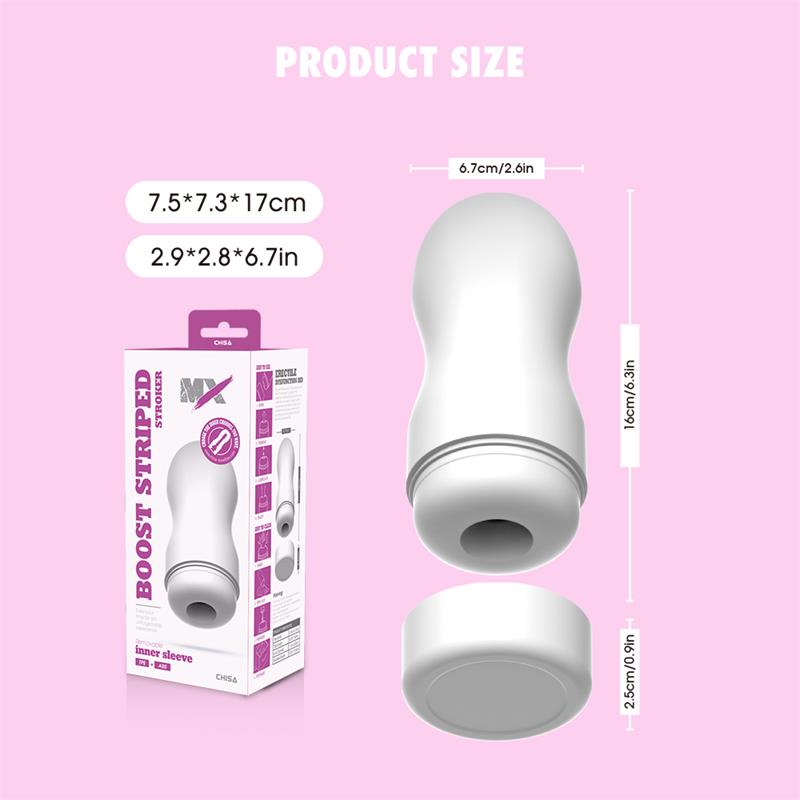 CHISA - BOOST STRIPED MASTURBATOR