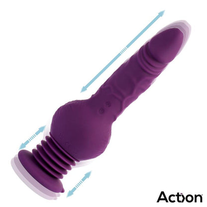 ACTION - BOOSTER ULTRA JET THRUSTER VIBRATOR WITH POWERFULL SUCTION CUP