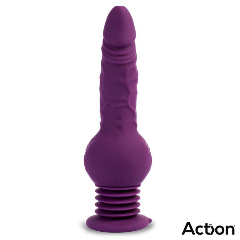 ACTION - BOOSTER ULTRA JET THRUSTER VIBRATOR WITH POWERFULL SUCTION CUP