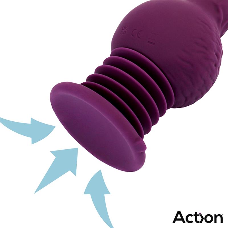 ACTION - BOOSTER ULTRA JET THRUSTER VIBRATOR WITH POWERFULL SUCTION CUP