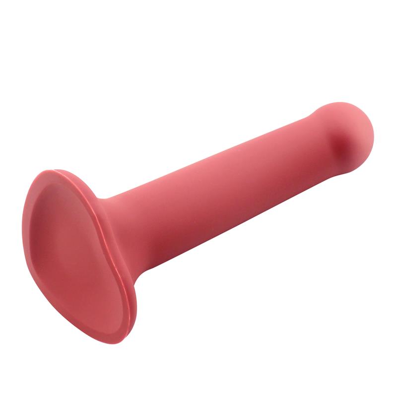 ACTION - BOUNCY LIQUID SILICONE DILDO HIPER FLEXIBLE 6.5 - 16.5 CM SIZE S BURGUNDY