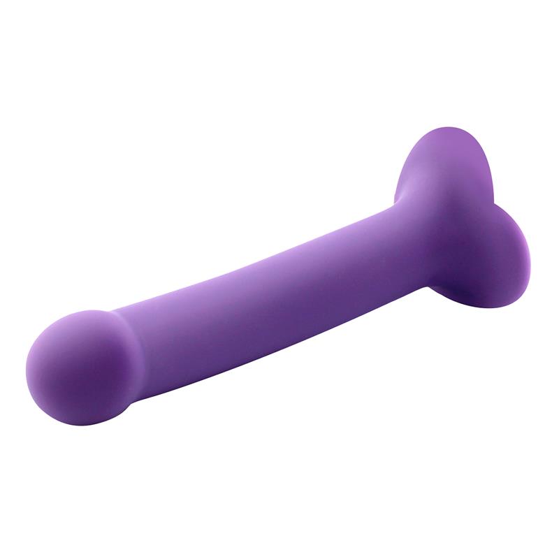 ACTION - BOUNCY LIQUID SILICONE DILDO HIPER FLEXIBLE 6.5 - 16.5 CM SIZE S PURPLE